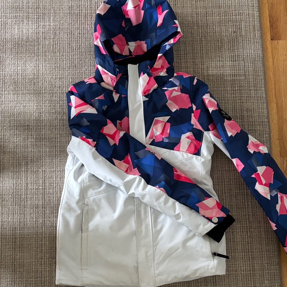 colorful ski jacket